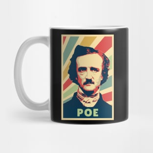 Edgar Allan Poe Vintage Colors Mug